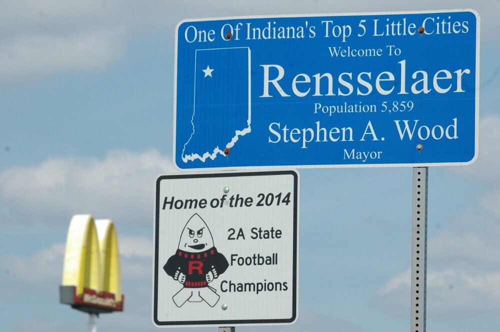 welcome to Rensselaer, Indiana.JPG